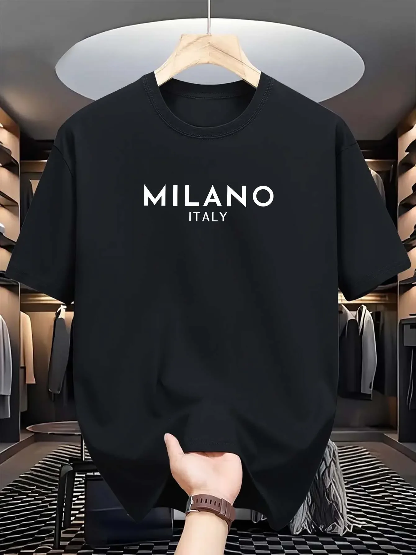 Milan Italian Round-neck Print - Milan Men'S Fashion recension och pris