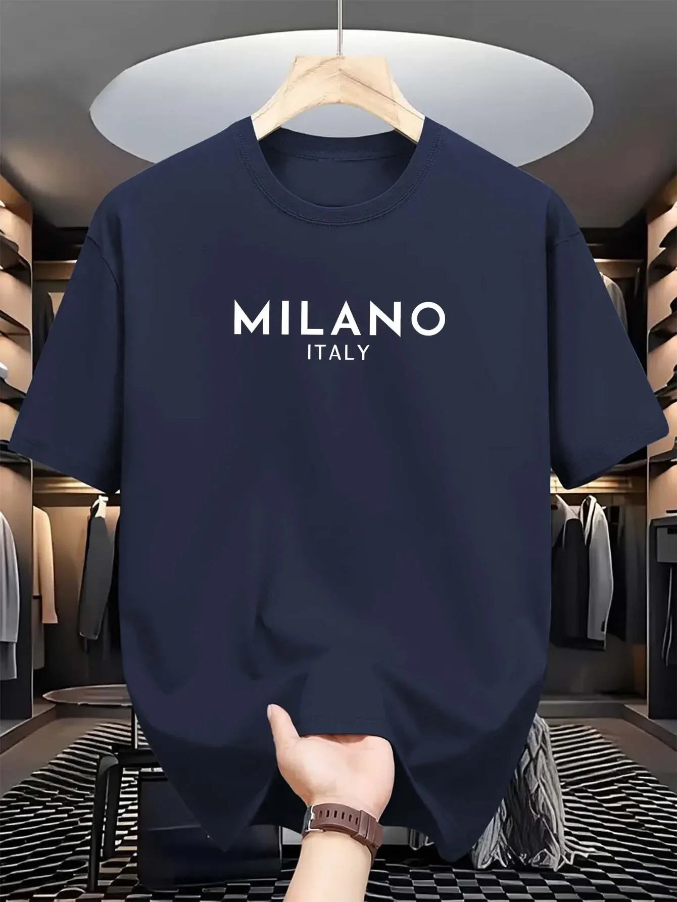 Milan Italian Round-neck Print - Milan Men'S Fashion recension och pris