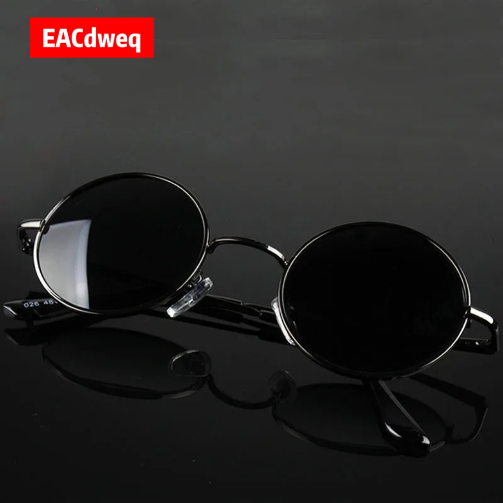 Retro Vintage Round Sunglasses - Men Fashion Vintage recension och pris