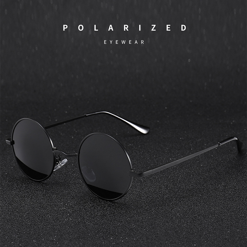 Retro Vintage Round Sunglasses - Men Fashion Vintage recension och pris